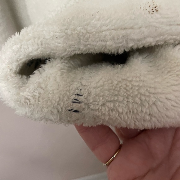 Denali Fleece Jacket Full Zip Cabin Shacket Large Reversible Vintage - Picture 6 of 9